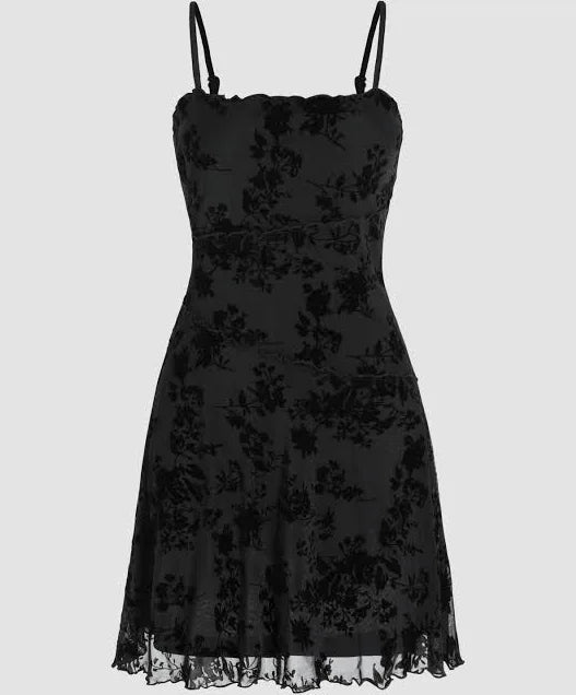 Sun Corset Mini Dress Floral Lace Knit Music Festival Live Party Date